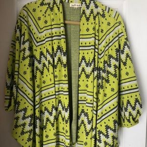 Cousin Earl Aztec print kimono
